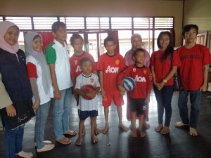 foto bersama di asrama SLB