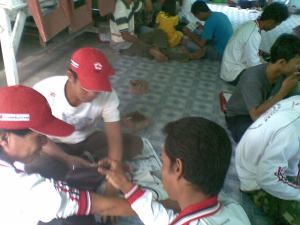 Relawan Desa memprak