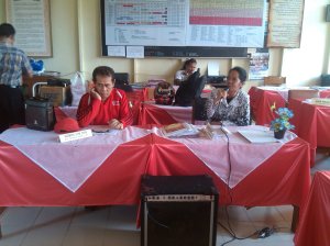 Kepala Sekolah SMAN-2 Kuala Kapuas Memberikan Sambutan