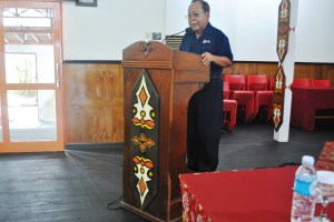 Bapak Nahason Tawai (Ketua PMI Provinsi Kal-Teng)