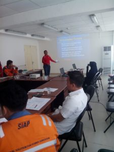 dr. Ahmad Haspiani saat memberikan materi PP 