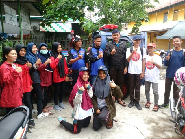 Foto Bersama Rekan BALAKAR 545 yang mensupport transportasi kegiatan ini